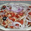 Salade de haricots blancs et tomates