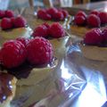 tartelettes chocolat framboises