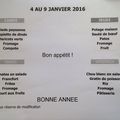 Menus prévisionnels du 04/1 au 19/2/2016