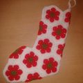 Chaussette de Noel en granny