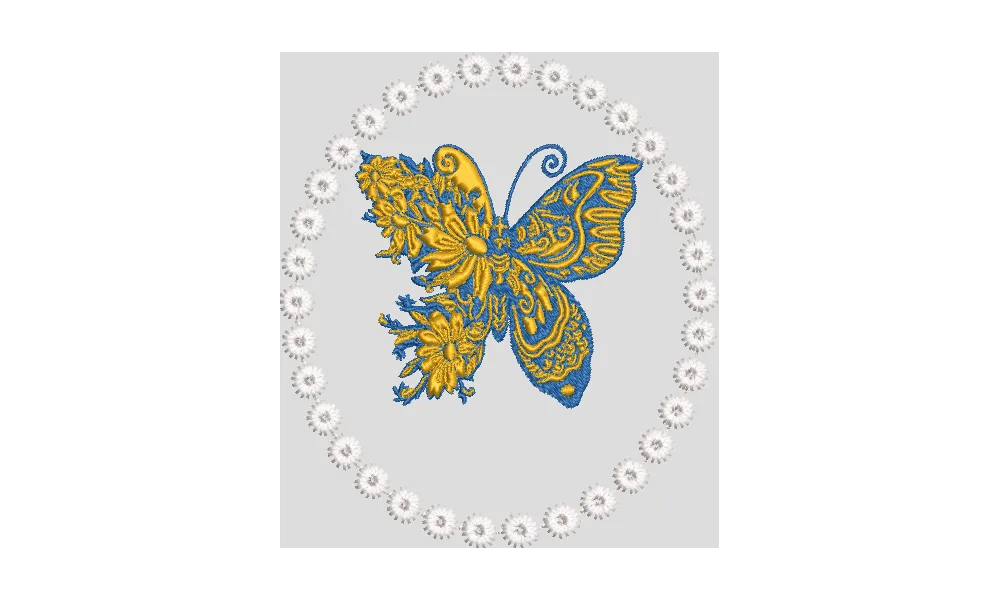 Monogrammes Papillon...    ALPHABET