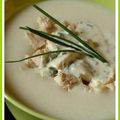 Velouté pour un menu blanc ou pour plaire aux petits enfants