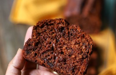 Choco banana bread à la farine de banane 