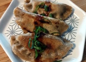 Gyozas végétariens à la farine de millet