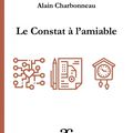 "Le constat à l'amiable": un écriturialiste côté jardin.