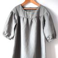 Tunique en lin gris