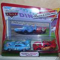 Figurines Disney Lot Vehicules - Dinocco & Flash McQueen -