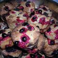 muffins aux fruits rouges