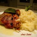 SALTIMBOCCA ET RISOTTO A LA MILANAISE