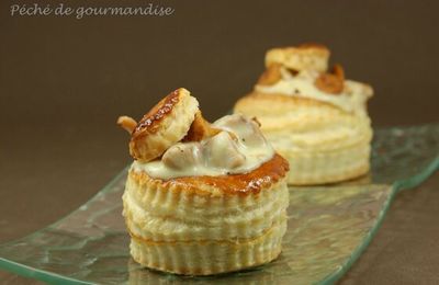 Bouchées à la reine aux ris de veau, poularde et girolles