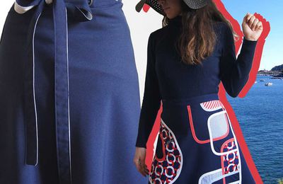La jupe de Printemps en mode "made in France" : le choix d'un vêtement ISAmade.