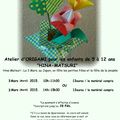 Atelier Origami pour les enfants 5 à 12 ans / 3 - Mars (Mardi) - 2015