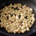 Omelette aux pointes d'asperges