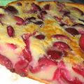 Avec les dernières : Clafoutis aux cerises