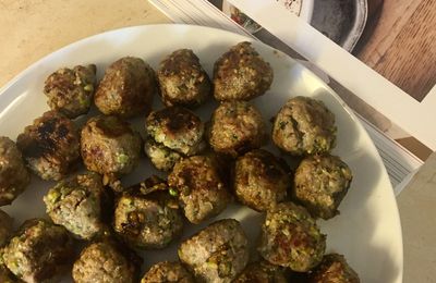 Boulettes d’agneau à la pistache d’Ottolenghi