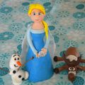 modelage : Elsa, Olaf et Sven : tuto