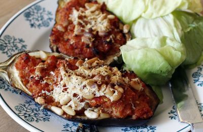 Aubergines farcies à l'espagnole