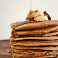 Pancakes à la farine de châtaigne