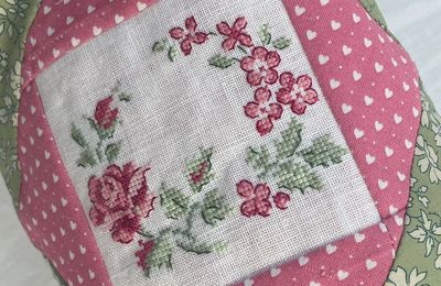 en vert et rose