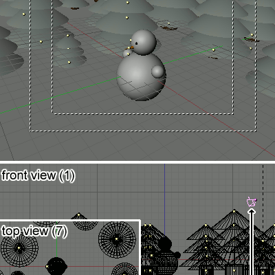 Blender tutorial: Winter scene : 3/3