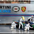 Mercedes Renntransporter 0317 Porsche Martini Racing Schuco 1/18