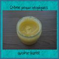 Crème pour peaux atopiques avoine-karité