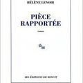 Le coup de griffe version livre : Pièce rapportée d'Hélène Lenoir