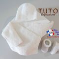 TUTO tricot bébé, tutoriel, Patron layette bb à tricoter pdf