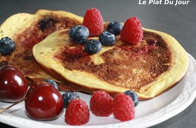 Pancakes aux fruits rouges