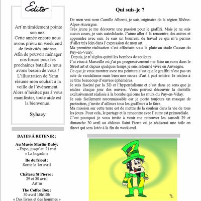 L'art'icle d'avril 2017