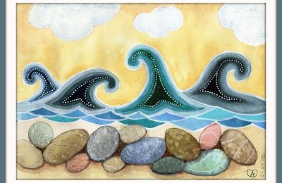 Les vagues d'Etretat 