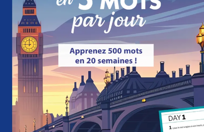 L'Anglais en 5 mots par jour / L'Espagnol en 5 mots par jour