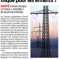 Le danger des lignes à haute tension