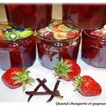 CONFITURE DE FRAISES  A LA VANILLE