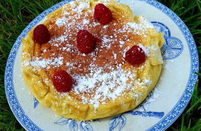 CHEESE-CAKE JAPONAIS AU CHOCOLAT BLANC