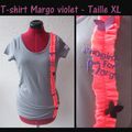 34 - T-shirt Margo Violet pour Femme
