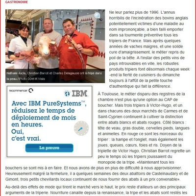 La DEPECHE TOULOUSE du 11/11/2012