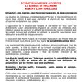 OPERATION MAIRIES OUVERTES LE SAMEDI 08 DECEMBRE 2018 DE 09H30 à 11h30