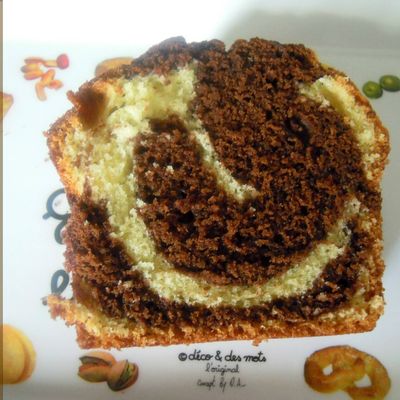 Marbré au chocolat ou savane