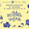 Marché associatif et solidaire aux Grands voisins 