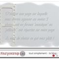Du 26 avril au 23 mai 2021 : présentation du nouveau défi par Maryscrap