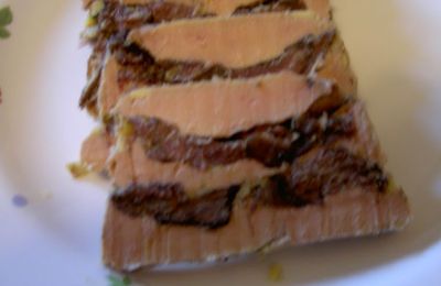 Pressé de foie gras à la joue de boeuf