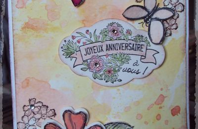 Une carte d'anniversaire