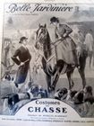 Chasse a courre illustration ancienne sp67