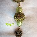 Pendentif Beaded bead