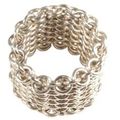 Galerie Elsa Vanier : Rachik, Bague "cotte de maille"