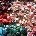 Bracelets boutonnés, bracelets de boutons...