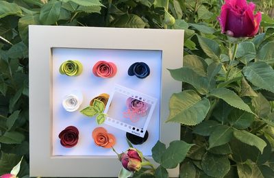 Défi n° 3 - Craftelier - Cadre fleuri, message sacré