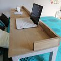DIY bricolage - une grande table à roulettes pour le lit