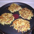 Galettes de riz à la courgette